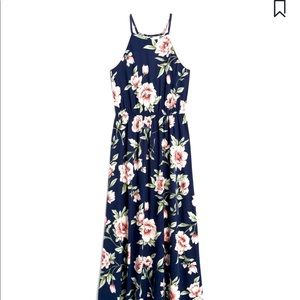 French Gray Maxi dress size small, lightly worn in great condition!